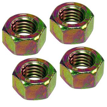Chatsworth Products 1/2-13 Size Gold Hex Nuts