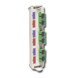 Siemon Flat Quick-Pack 3 Duplex SC/APC Adapter Plate (6 Fibers)