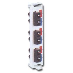 Siemon Flat Quick-Pack 4 Duplex ST-SC Adapter Plate (8 Fibers, Front Side = SC)