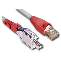 Siemon TERA Category 5e, 2-Pair TERA-to-shielded MC5 Modular Plug, LS0H Cable Assembly Patch Cord