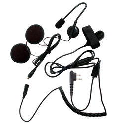 Pryme SPM-800 HIGHWAY Series Medium Duty In-Helmet Microphone for Open Face Helmets for Motorola x03 Radios