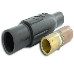 Leviton 22/23 Series Ball Nose, Female In-Line Latching Connector and Insulator 500-750 MCM - Crimped