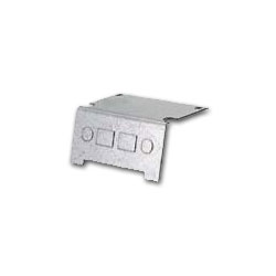 Hubbell Concealed 3-Service Floor Box Voice/Data Plate
