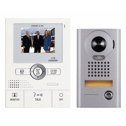 Aiphone JK Series Color Video Access Boxed Set with Picture Memory and Surface Mount Vandal Resistant Door Station