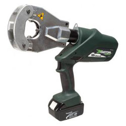 Greenlee Quad-Point L Series Battery Powered Crimping Tool with Flip-Top Head
