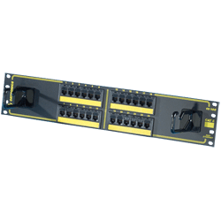 Legrand - Ortronics 10/100Base-T Fast Ethernet Patch Panel, 24 ports / 1,2,3,6