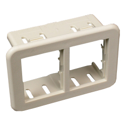 Legrand - Wiremold CM Ortronics TracJack 2A Mini Adapter Mounting Bezel, Ivory (Package of 5)