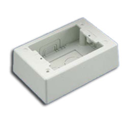 Panduit Single Gang Two-Piece Screw Together Outlet Box