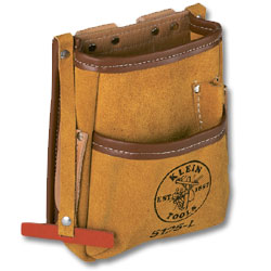 Klein Tools, Inc. 5-Pocket Tool Pouch - Leather