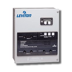Leviton 52000 Series  277/480V, 3 Dia. WYE, 4-Wire Branch Panel Mount with Surge Counter