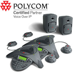 Poly SoundStation VTX 1000 Conference Phone with Subwoofer & Mics - Twin Pack