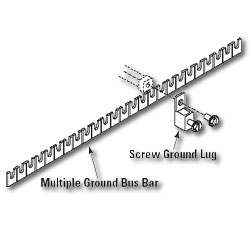 ITW Linx UltraLinx  Multiple Ground Bar & Screw Ground Lug