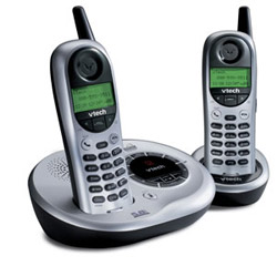 Vtech 5.8 GHz Dual Handset System with Answering Device and Caller ID