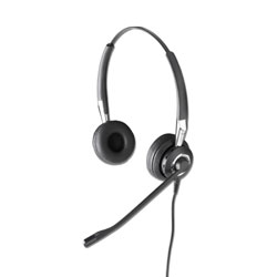 Jabra BIZ 2425 Duo Noise Canceling Quick Disconnect Corded Headset