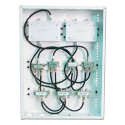 Channel Vision 3 In, 12 Out RF Distribution Panel