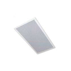 Valcom One-Way SIP 1' x 2' Lay-in Ceiling Speaker with Integral Backbox