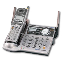 Panasonic 5.8GHz FHSS GigaRange Expandable Cordless Phone with Digital Answering System