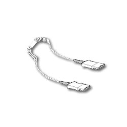 Plantronics 10 Ft. Extension, Lightweight Quick Disconnect to Quick Disconnect Coiled Cable