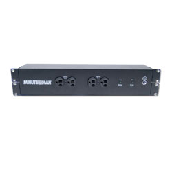 MINUTEMAN 8-Outlet, 15-Amp and 30-Amp Receptacles, 2U Horizontal Mounting PDU