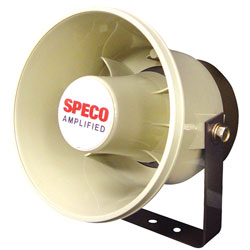 Speco Technologies 6ABS Plastic 20Watt Amplified Weatherproof P.A. Speaker