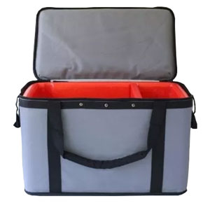 Thermal Custom Packaging Specimen Transport Tote with Document Window Large
