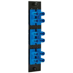 Hubbell High Density 6  ST-style Duplex Pre-Loaded FSP Adapter Panels
