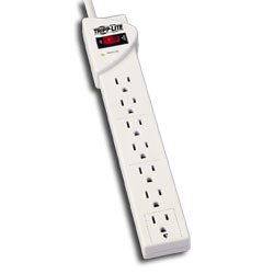 Tripp Lite 7 AC Outlet General Purpose Surge, Spike and Line Noise Suppressor with Diagnostics